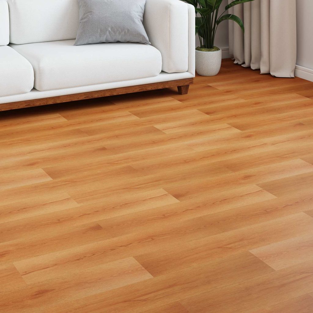 Laminaattilattia 15 pcs Beige 101 x 20 x 0,8 cm Tekninen puu