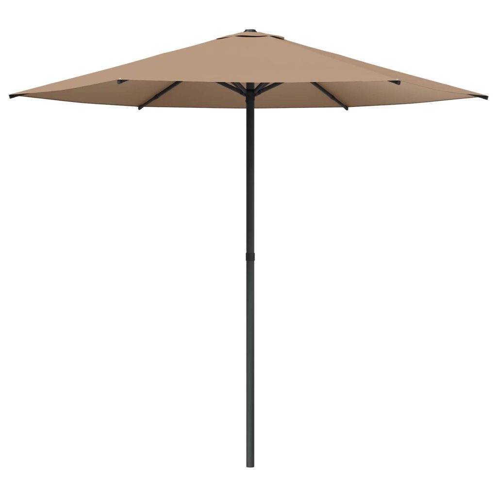 Puutarhavarjo 230 x 230 cm Polyesteri Suorakaide Taupe