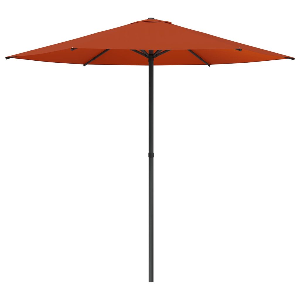 Puutarhavarjo 230 x 230 cm Polyesteri Suorakaide Terrakotta