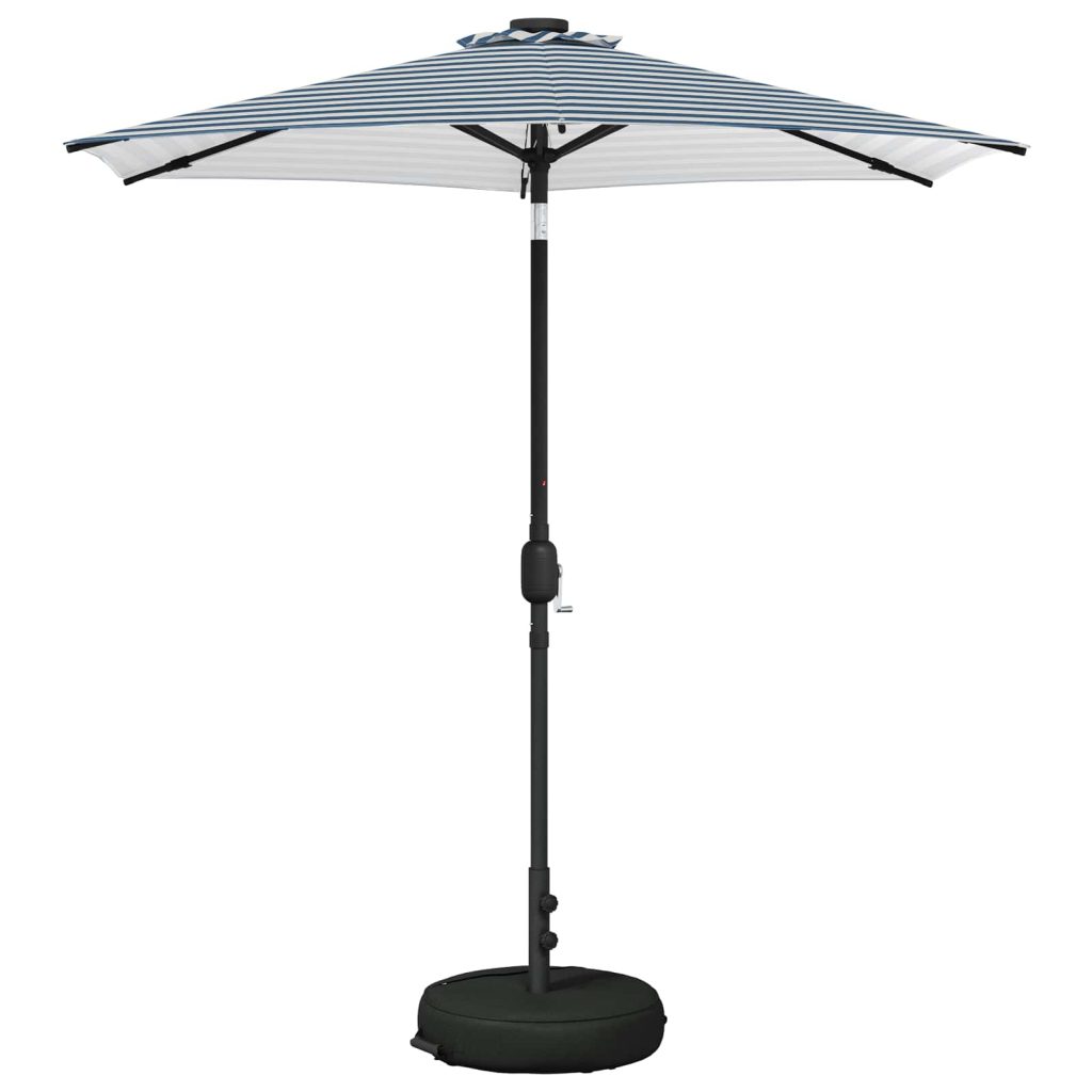 Puutarha Parasol LED Valoilla 230 x 230 cm Polyesteri