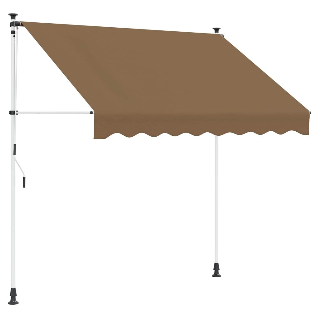 Manuaalinen vedettävä varjo Beige 150 cm