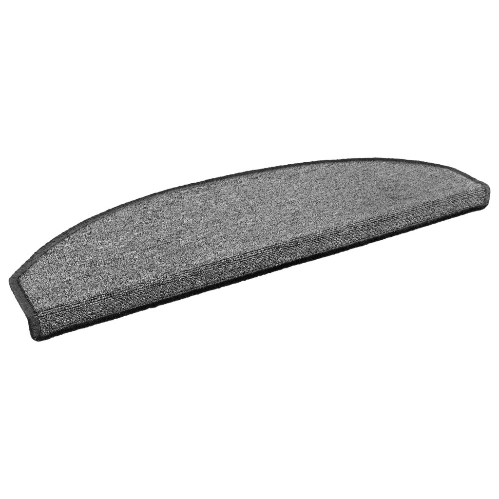 Itseliimautuvat portaamatot Puolipyöreä 15 pcs Tummanharmaa