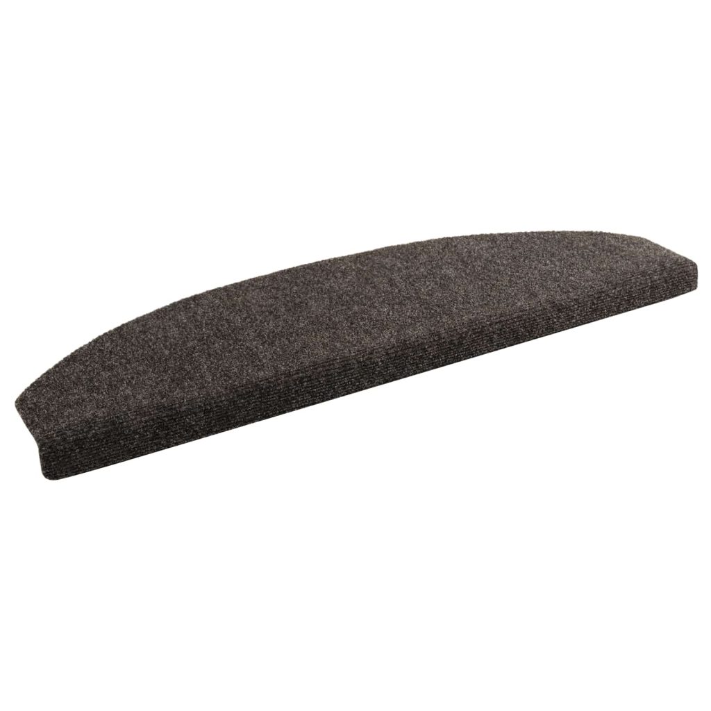 Itseliimautuvat portaamatot Puolipyöreä 15 pcs Antrasiitti