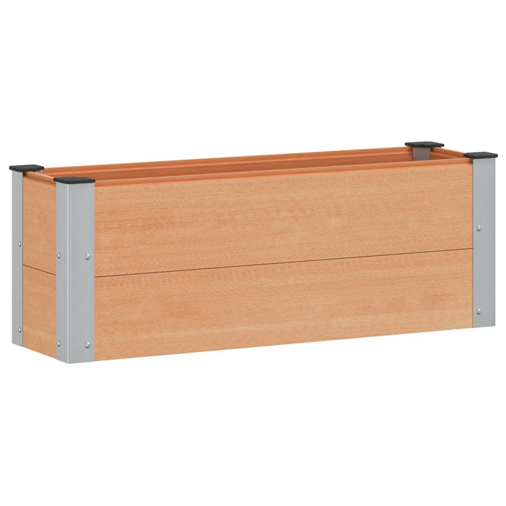 Puutarhan Korotettu Kukkalaatikko Ruskea 100 x 30 x 36 cm