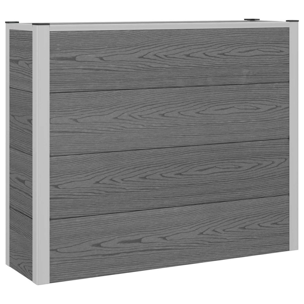 Puutarhan Korotettu Kukkalaatikko Harmaa 100 x 30 x 22 cm