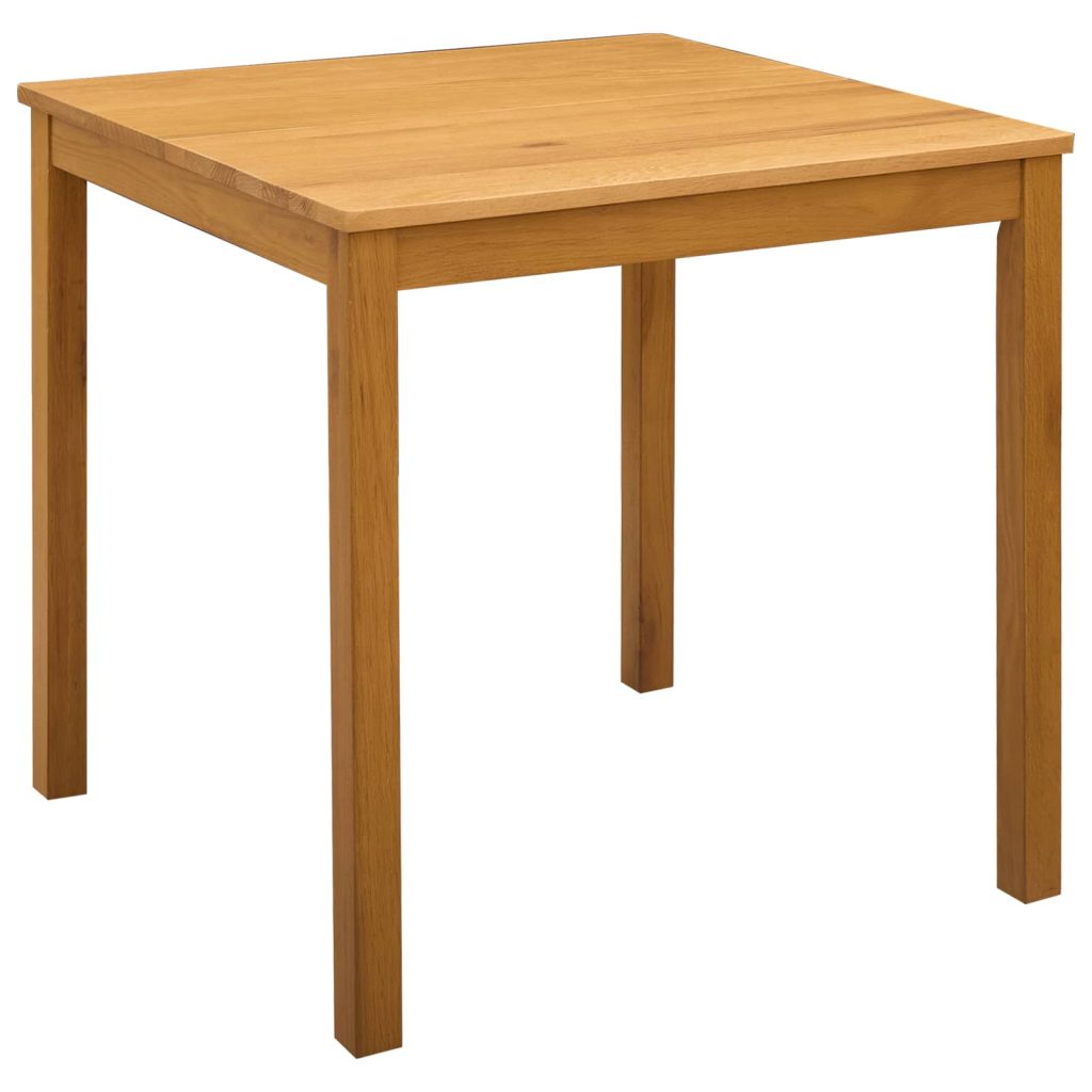 Ruokapöytä 75 x 75 x 75,5 cm Mäntypuu Luonnollinen Neliö