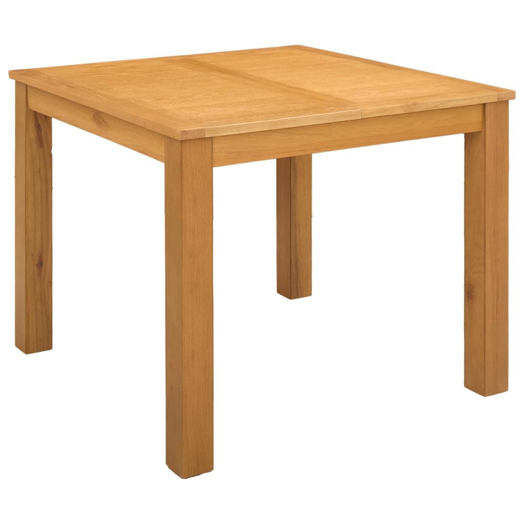 Ruokapöytä 90 x 90 x 75 cm Mäntypuu Luonnollinen Neliö