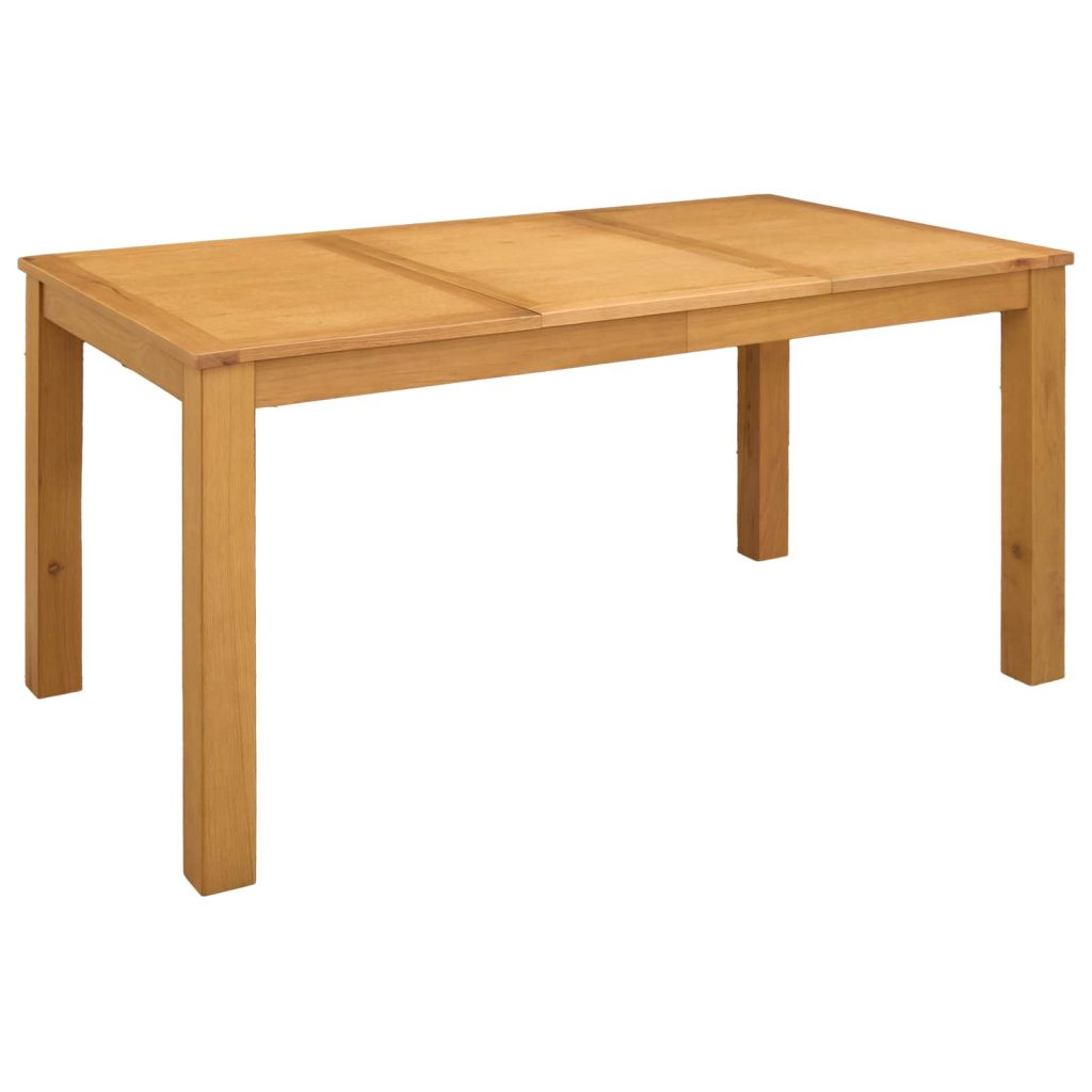 Ruokapöytä 150 x 85 x 75 cm Mäntypuu Luonnollinen Suorakaide