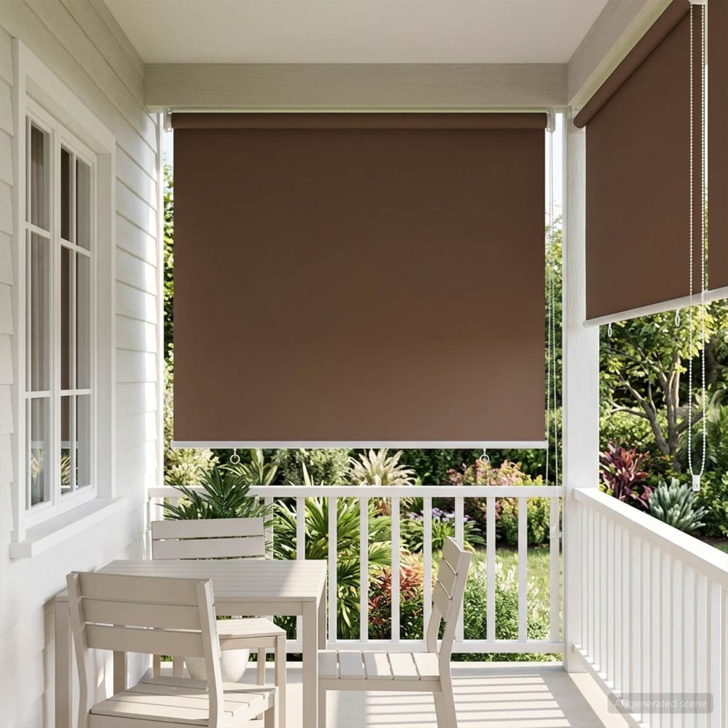 Rullaverho UV-suojaus Taupe 60 x 140 cm Polyesteri