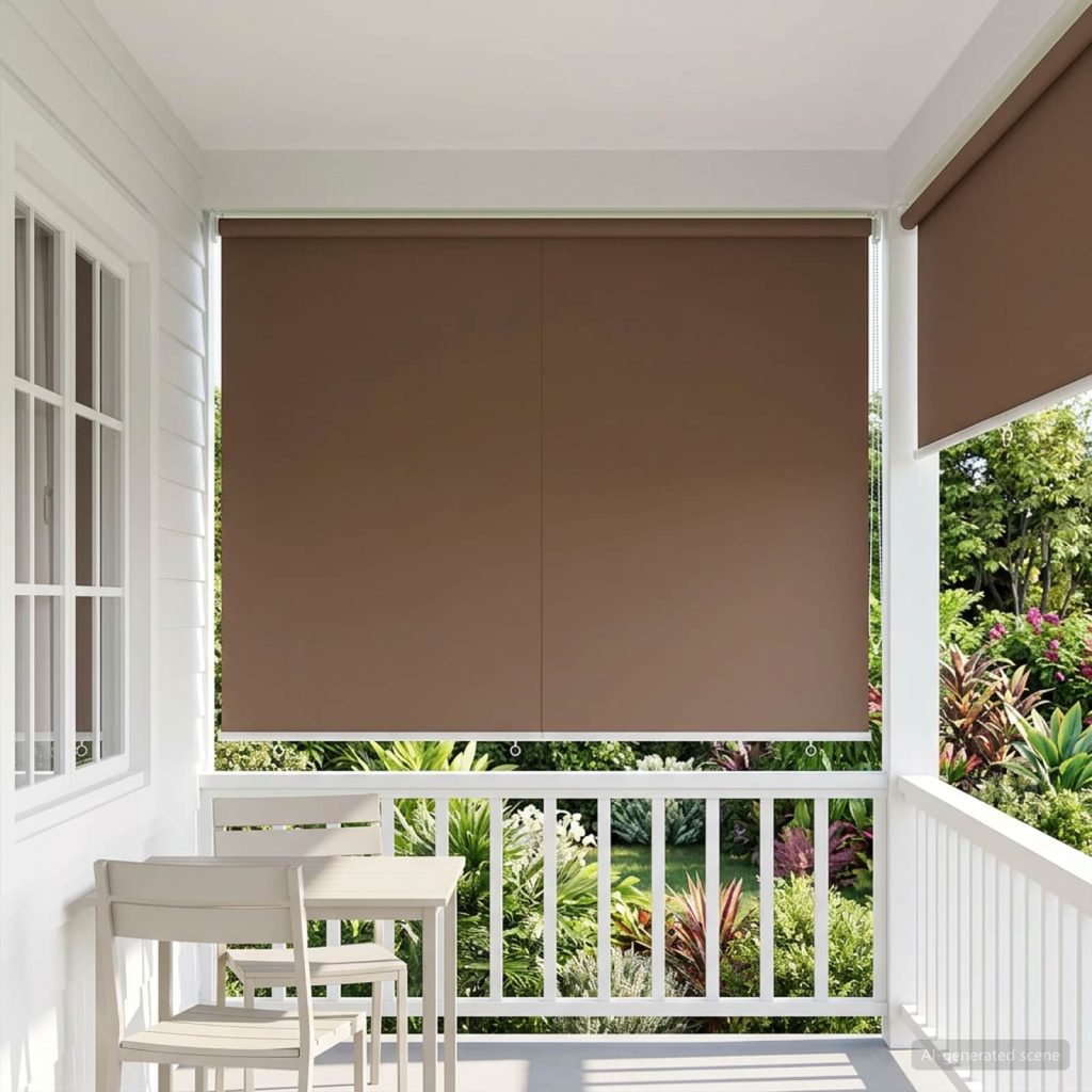 Rullaverho UV-suojaus Taupe 200 x 140 cm Polyesteri