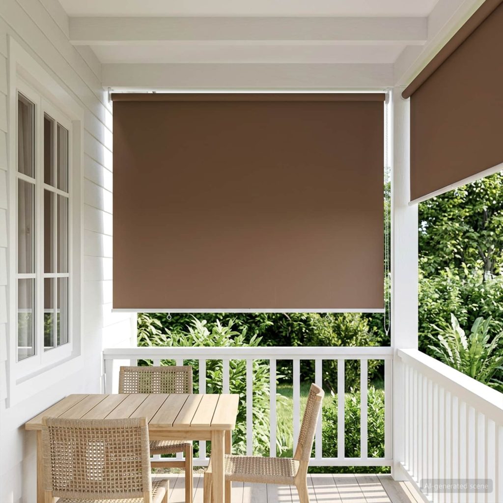 Rullaverho UV-suojaus Taupe 145 x 230 cm Polyesteri