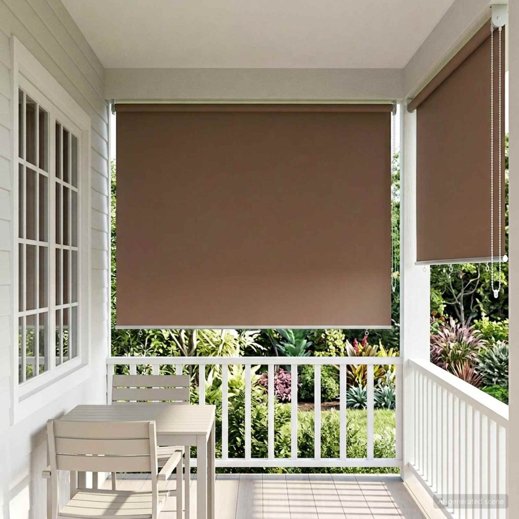 Rullaverho UV-suojaus Taupe 180 x 230 cm Polyesteri