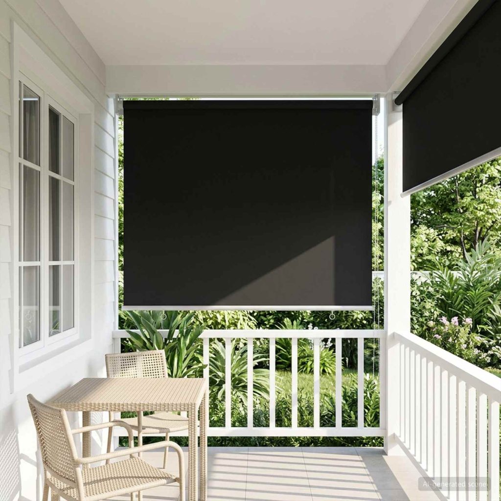 Rullaverho UV-suojaus Antrasiitti 100 x 140 cm Polyesteri