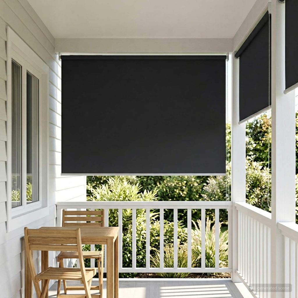 Rullaverho UV-suojaus Antrasiitti 140 x 140 cm Polyesteri