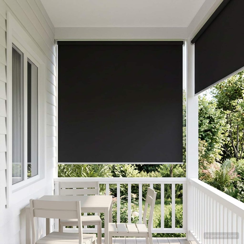 Rullaverho UV-suojaus Antrasiitti 180 x 140 cm Polyesteri