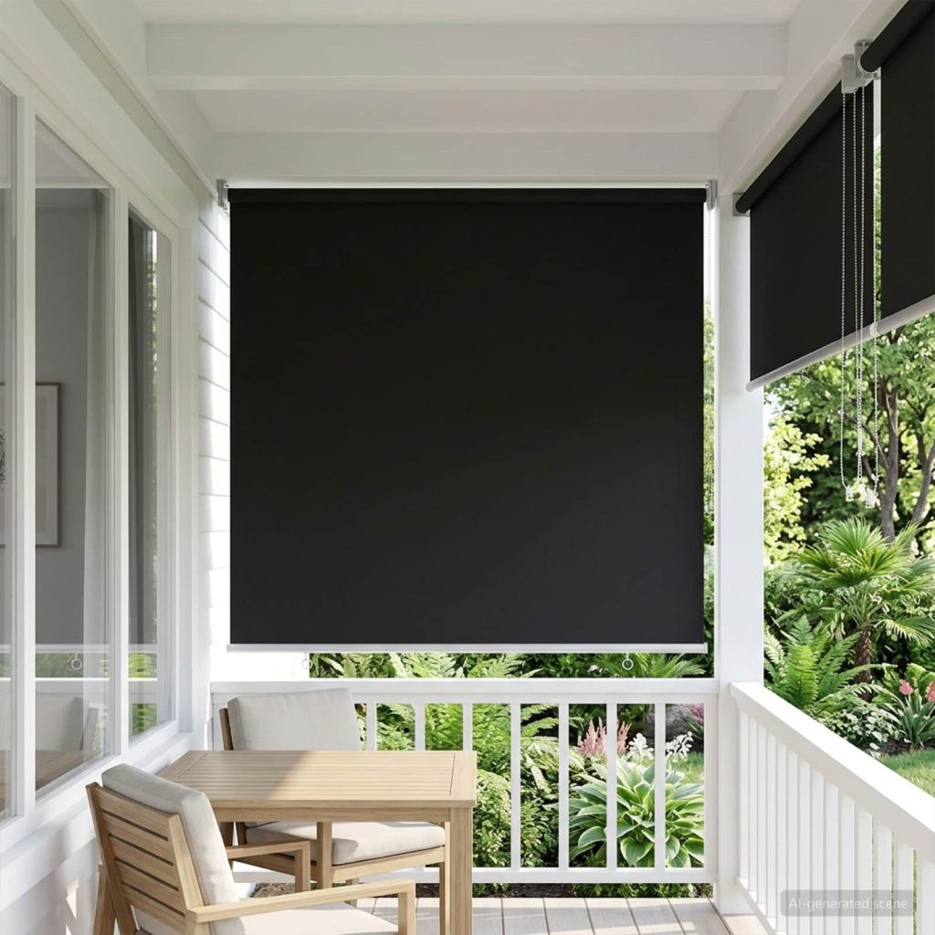 Rullaverho UV-suojaus Antrasiitti 60 x 230 cm Polyesteri