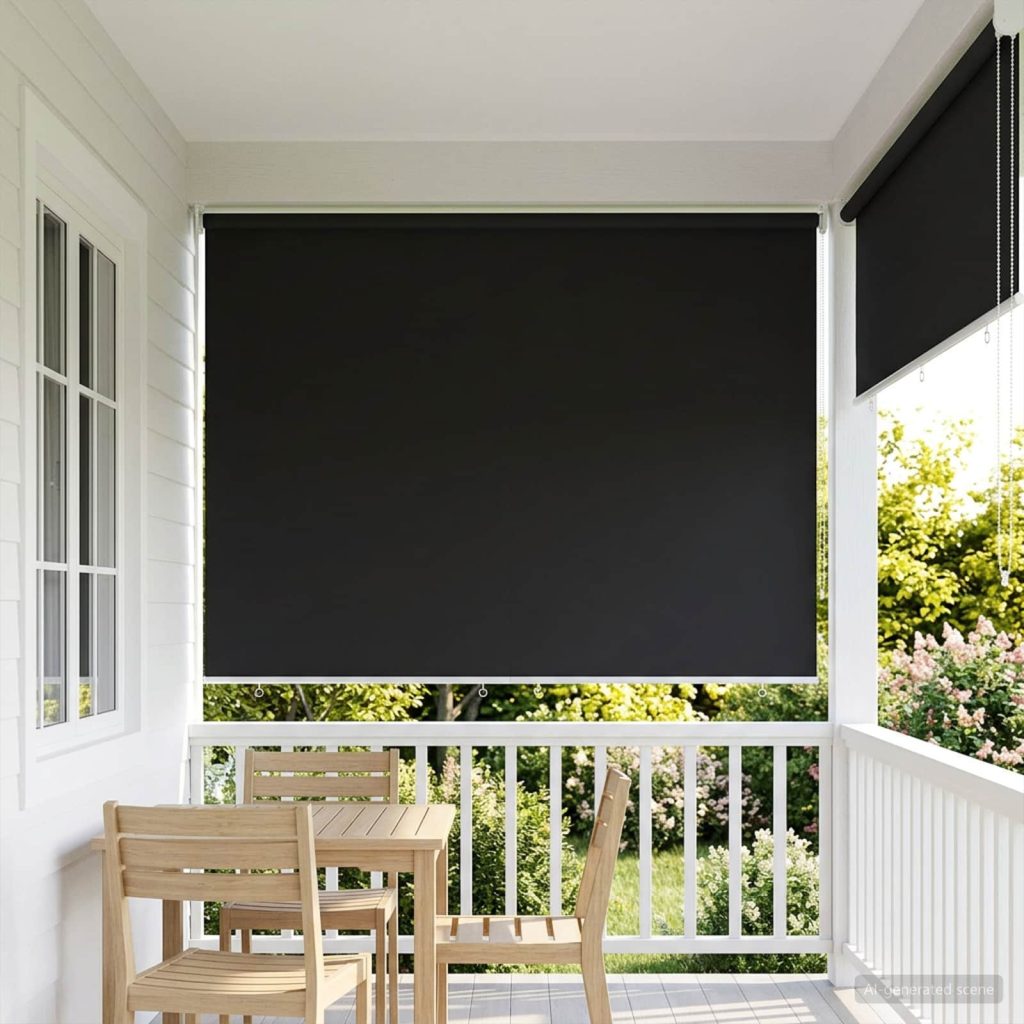 Rullaverho UV-suojaus Antrasiitti 180 x 230 cm Polyesteri