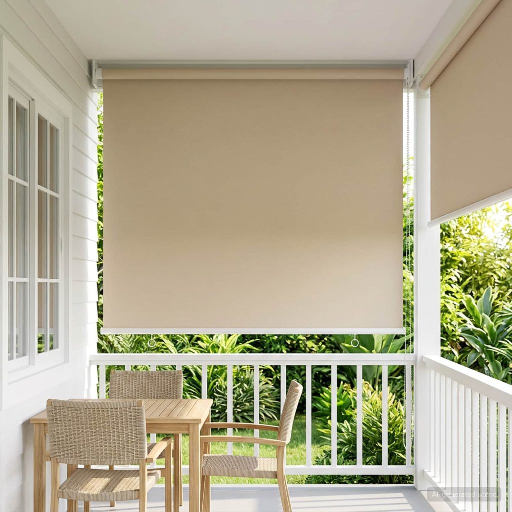 Rullaverho UV-suojaus Beige 60 x 230 cm Polyesteri