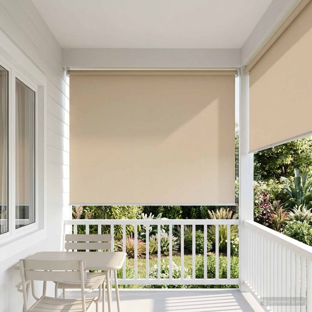 Rullaverho UV-suojaus Beige 120 x 230 cm Polyesteri