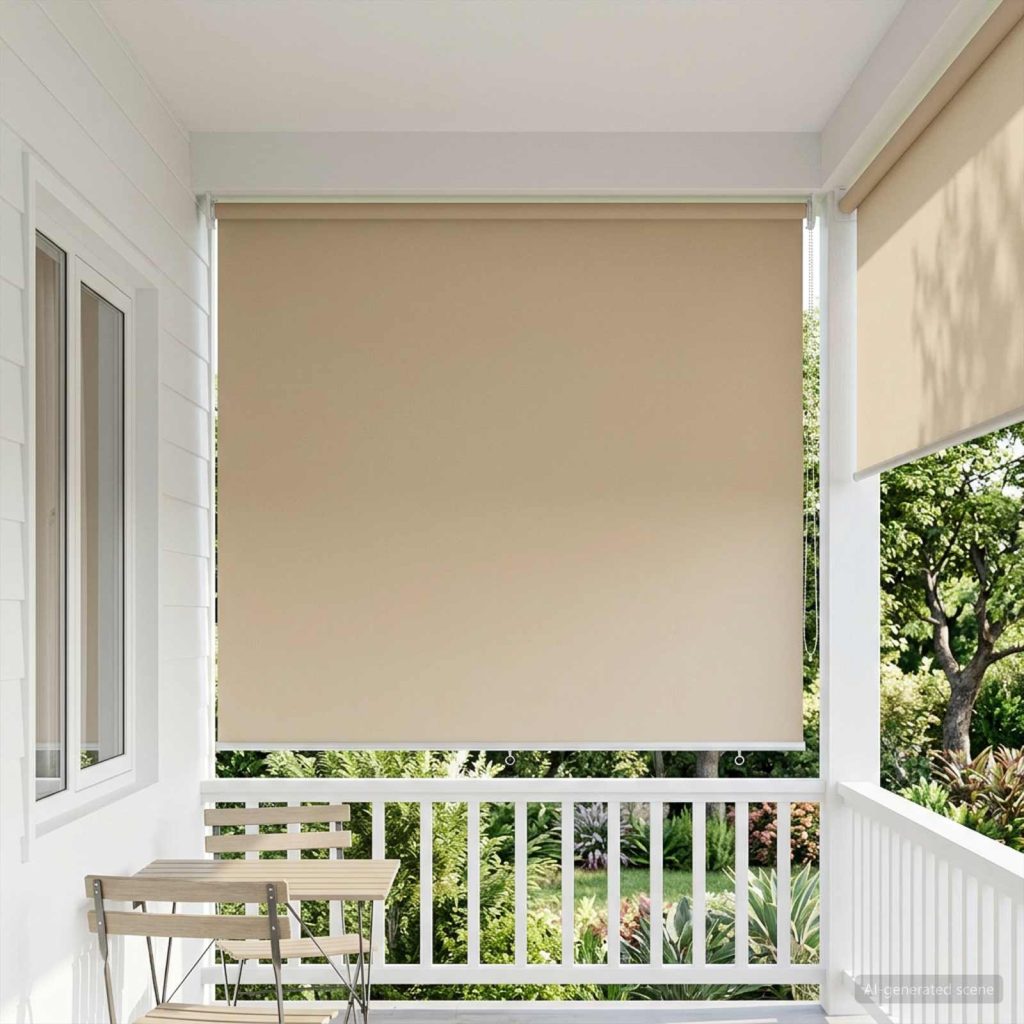 Rullaverho UV-suojaus Beige 160 x 230 cm Polyesteri