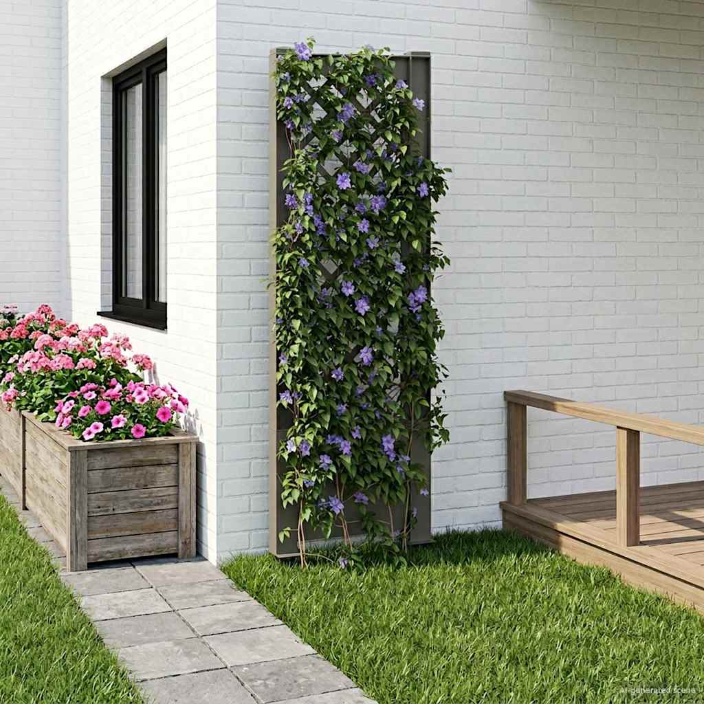 Trellis piikillä Harmaa 43 x 6 x 165 cm PP