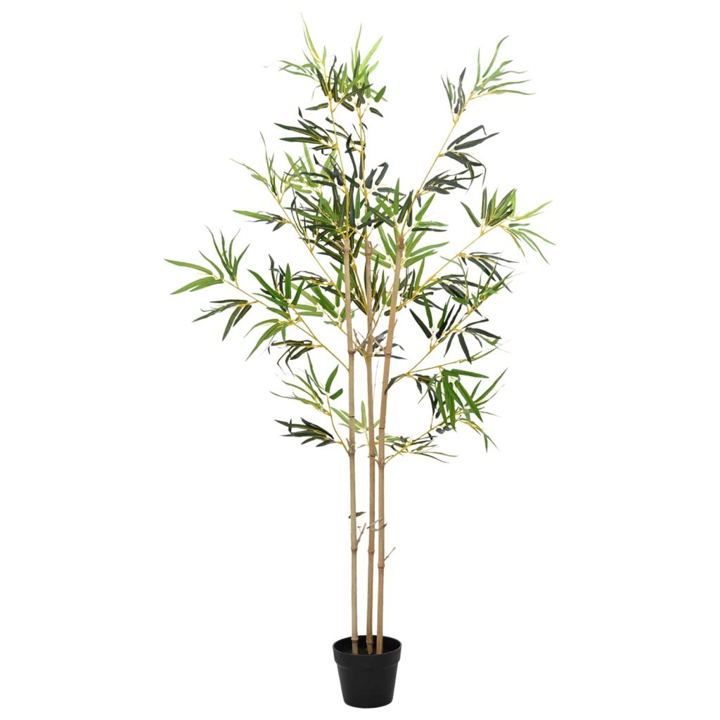Keinotekoinen bambupuu Vihreä 55 x 16 x 150 cm Kangas ja bambu