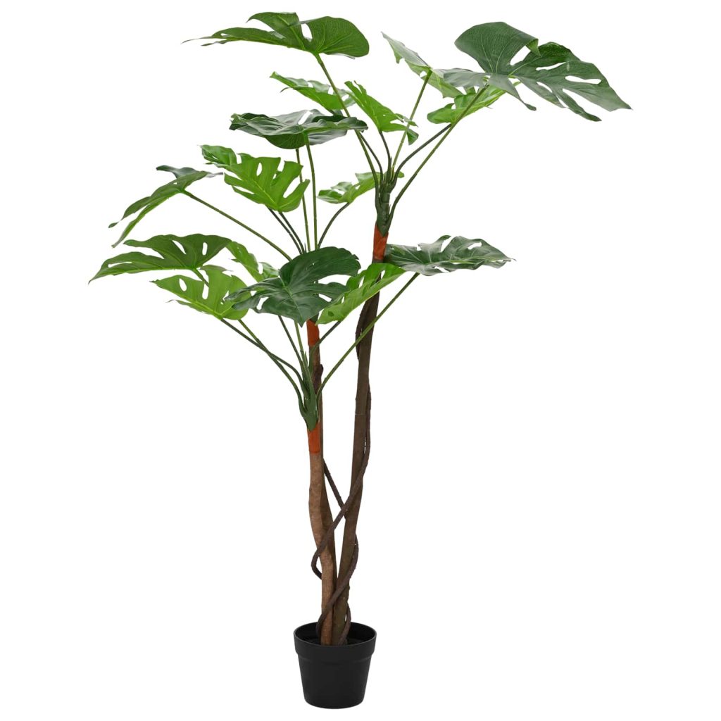 Tekokasvi Monstera Vihreä 70 x 16 x 130 cm Kangas ja puu