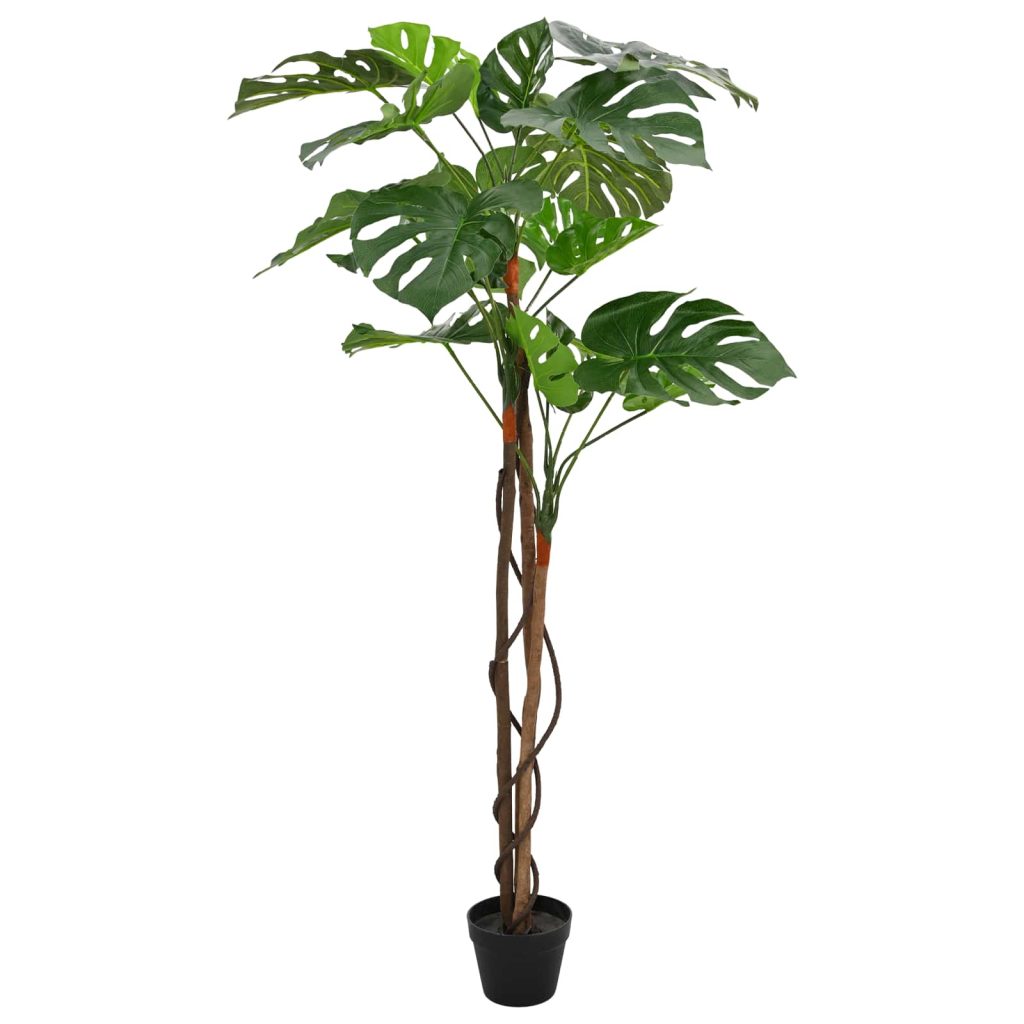 Tekokasvi Monstera Vihreä 94 x 18 x 170 cm Kangas ja puu