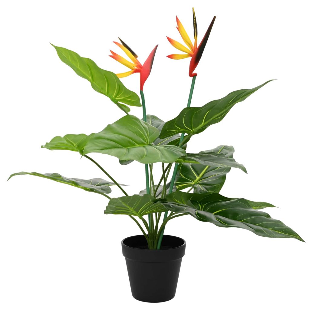 Keinokasvi Strelitzia Vihreä 65 x 13 x 55 cm Kangas, PE ja PEVA