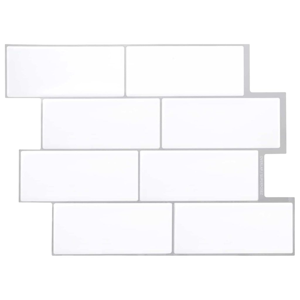 Metrolaatta 50 pcs Valkoinen harmaa 29 x 21 cm