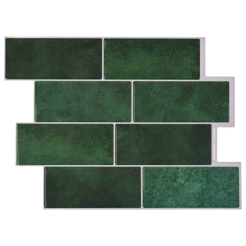 Metrolaatta 20 pcs Tummanvihreä 29 x 21 cm Polyuretaani ja PET
