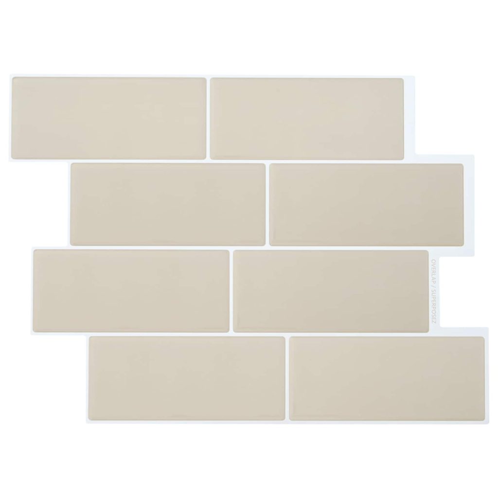 Metrolaatta 10 pcs Beige 29 x 21 cm Polyuretaani ja PET