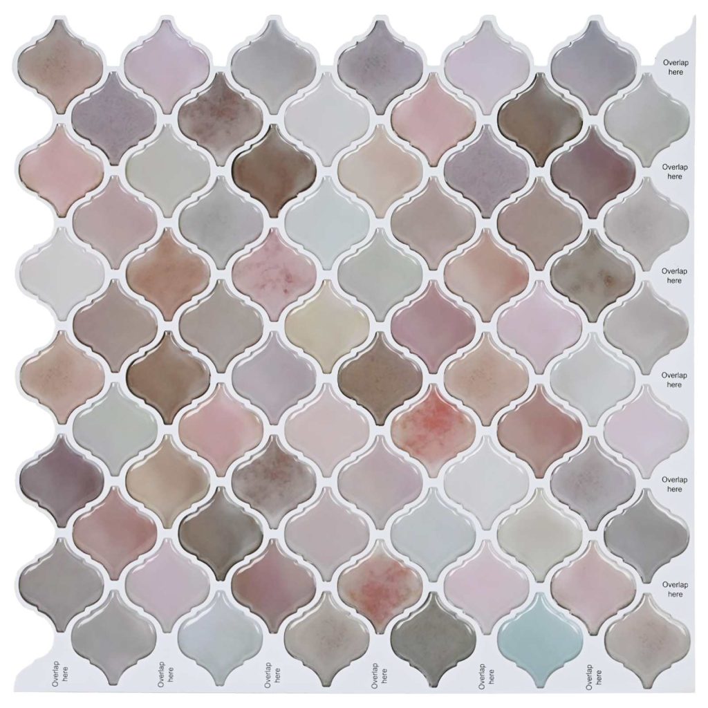 Lanturn-laatta 10 pcs Beige 27 x 27 cm Polyuretaani ja PET