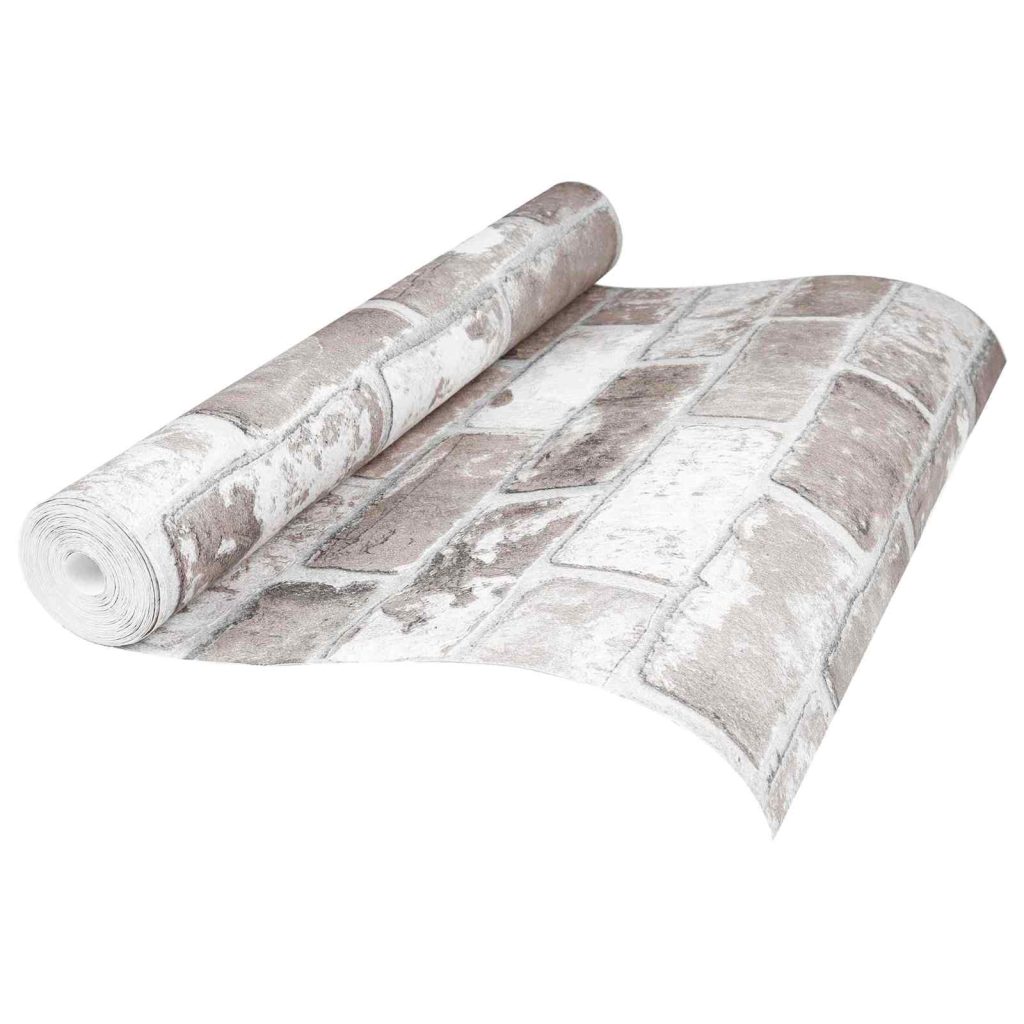 3D Kiinteä tapetti Tiili 10 x 0,53 m Ei-kudottu kangas