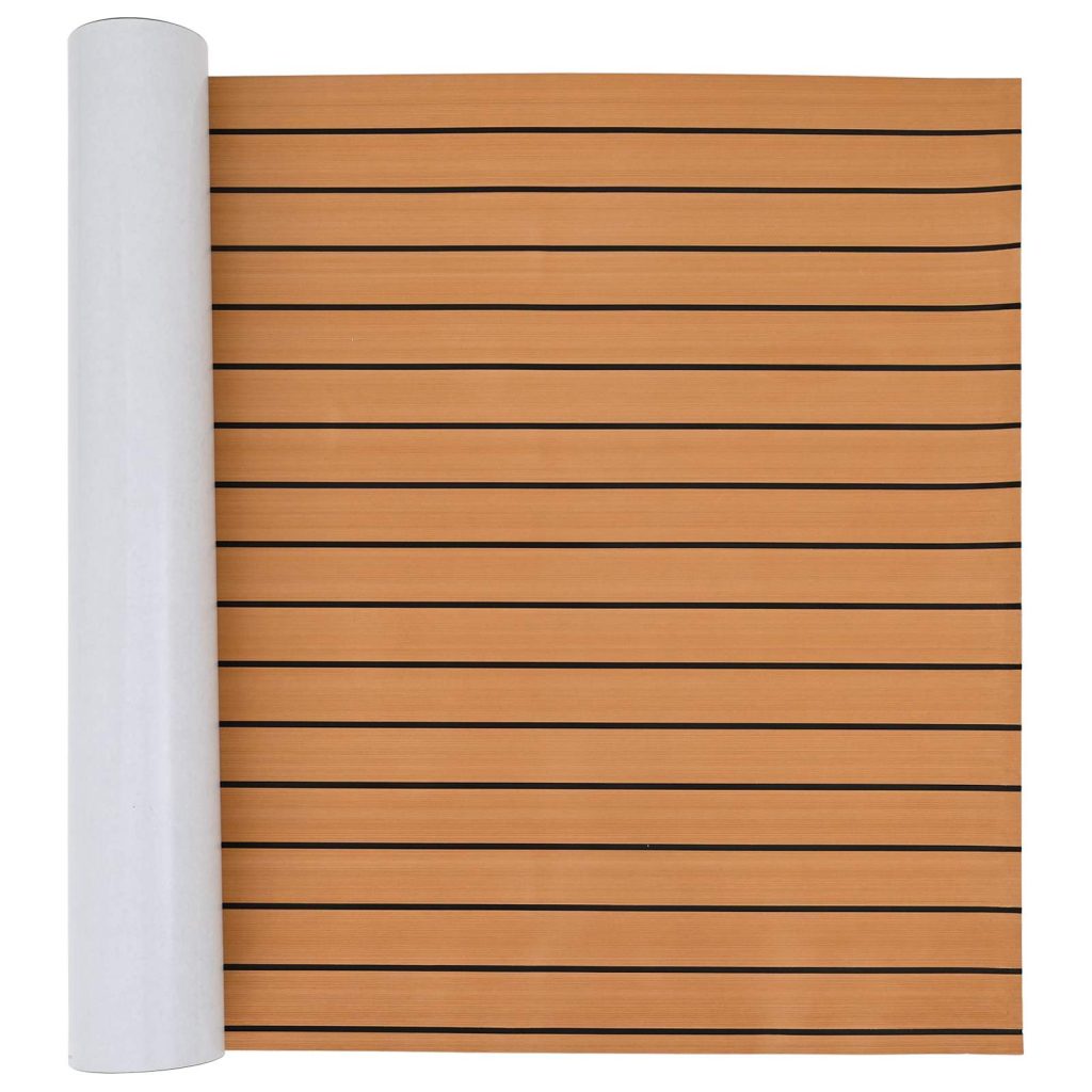 Venealusta Ruskea ja musta 240 x 90 cm EVA