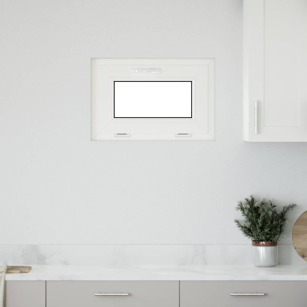 Kellari-ikkuna RISOR 60 x 40 cm PVC ja lasi Antrasiitti