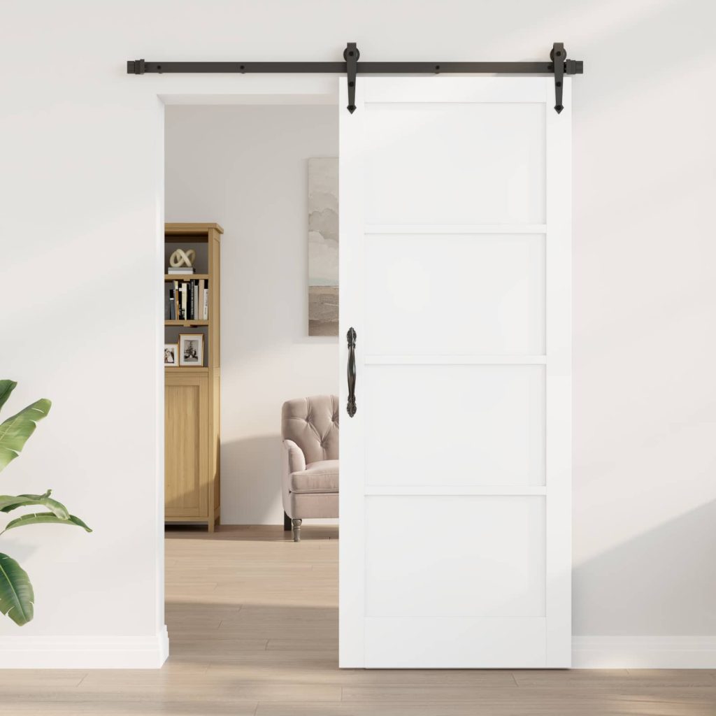 Sisäovi valkoinen 83 x 211 cm vaneri