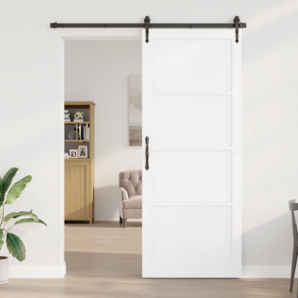 Sisäovi valkoinen 93 x 232 cm vaneri