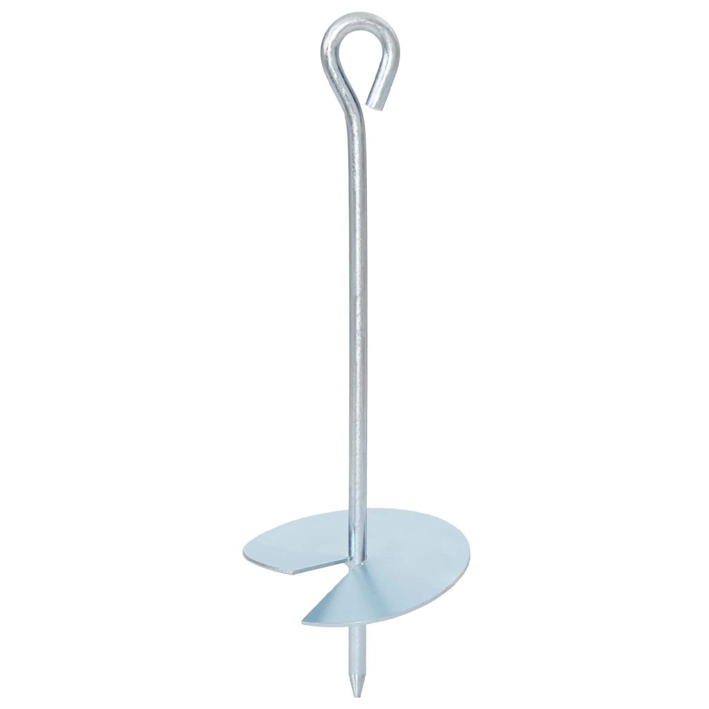 Maakiinnike 10 pcs Hopea Ø10 x 30 cm Galvanoitu Metalli