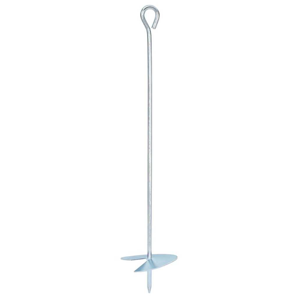 Maakiinnike 10 pcs Hopea Ø10 x 50 cm Galvanoitu Metalli
