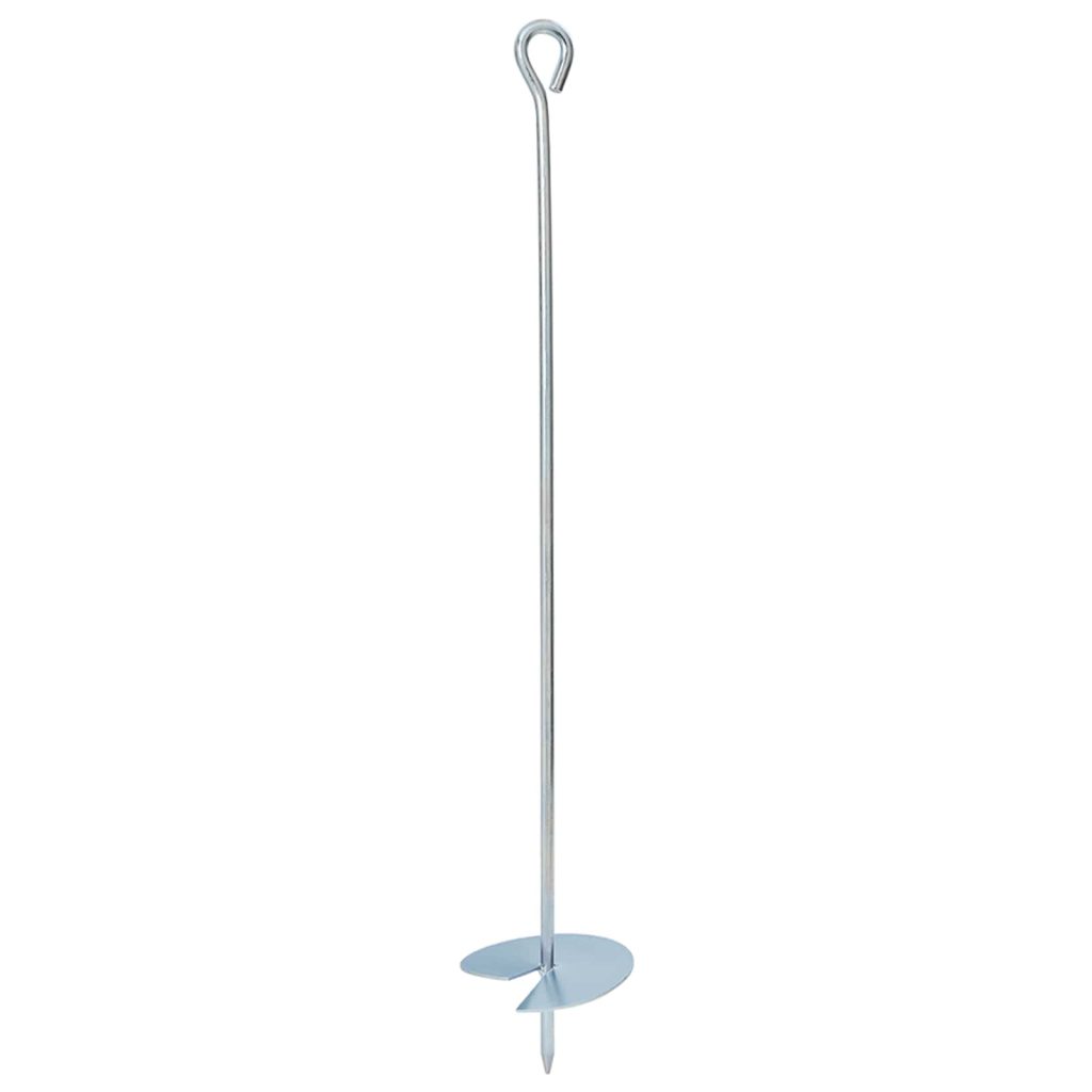 Maakiinnike 2 pcs Hopea Ø10 x 60 cm Galvanoitu Metalli