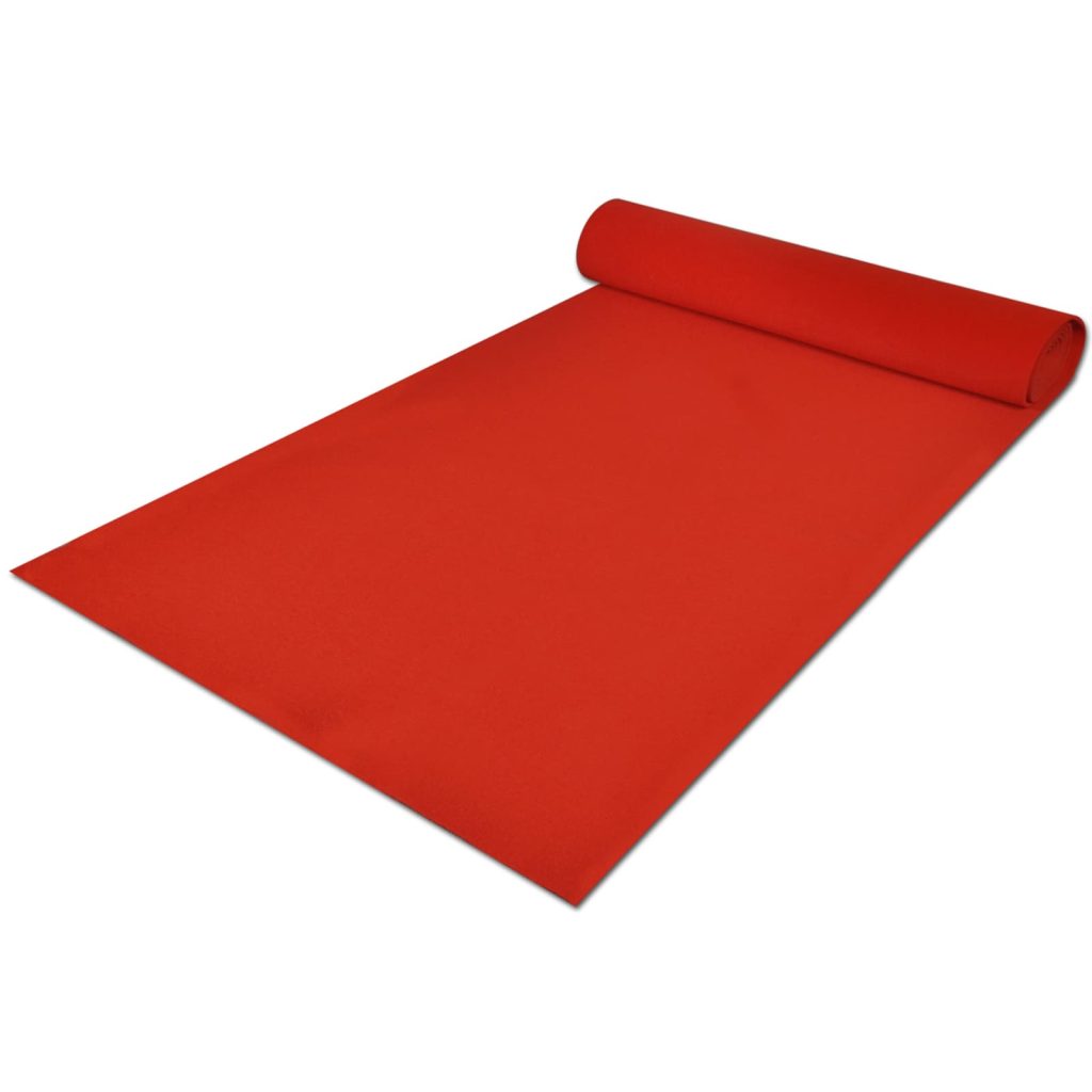 Matto Punainen 1 x 10 m Polyesteri