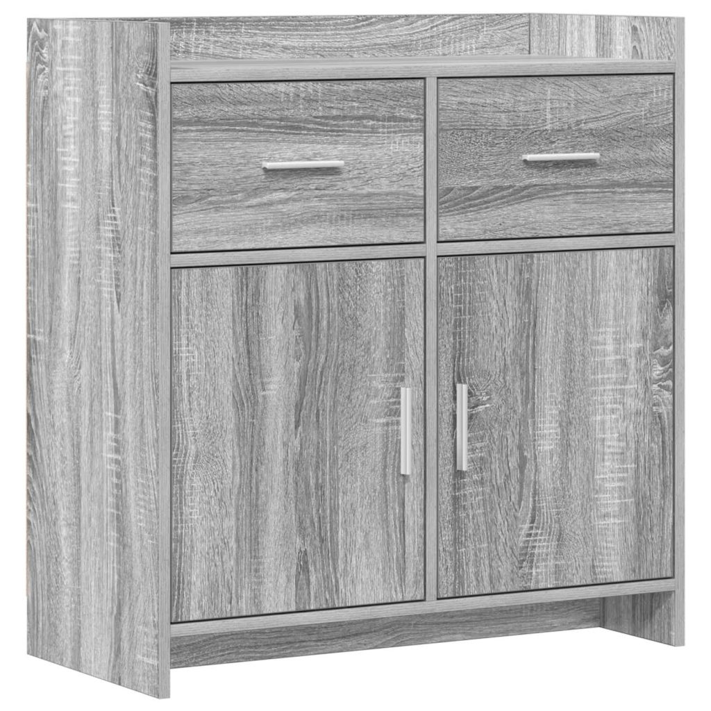 Sivupöytä Harmaa Sonoma 75 x 36 x 80 cm Tekninen puu