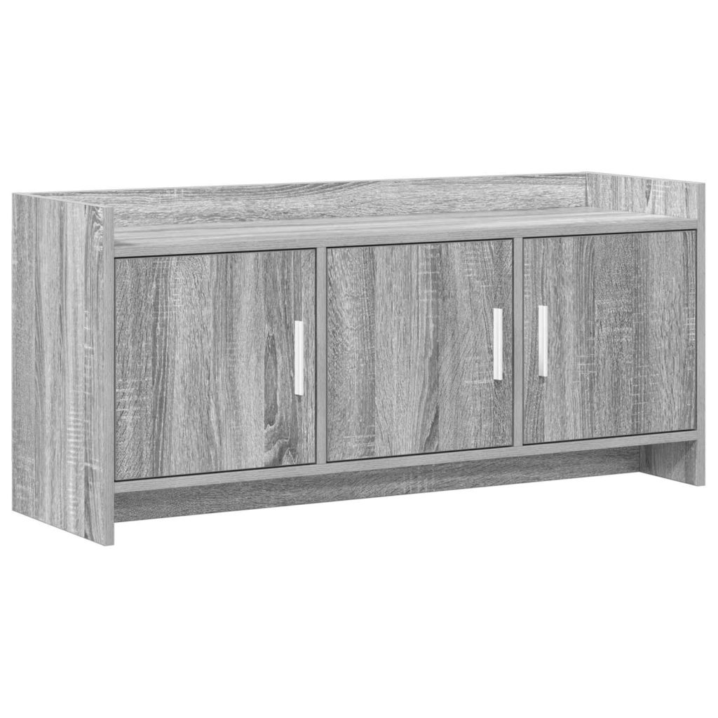 TV-kaappi 102 x 33 x 47 cm Harmaa Sonoma Tekninen puu