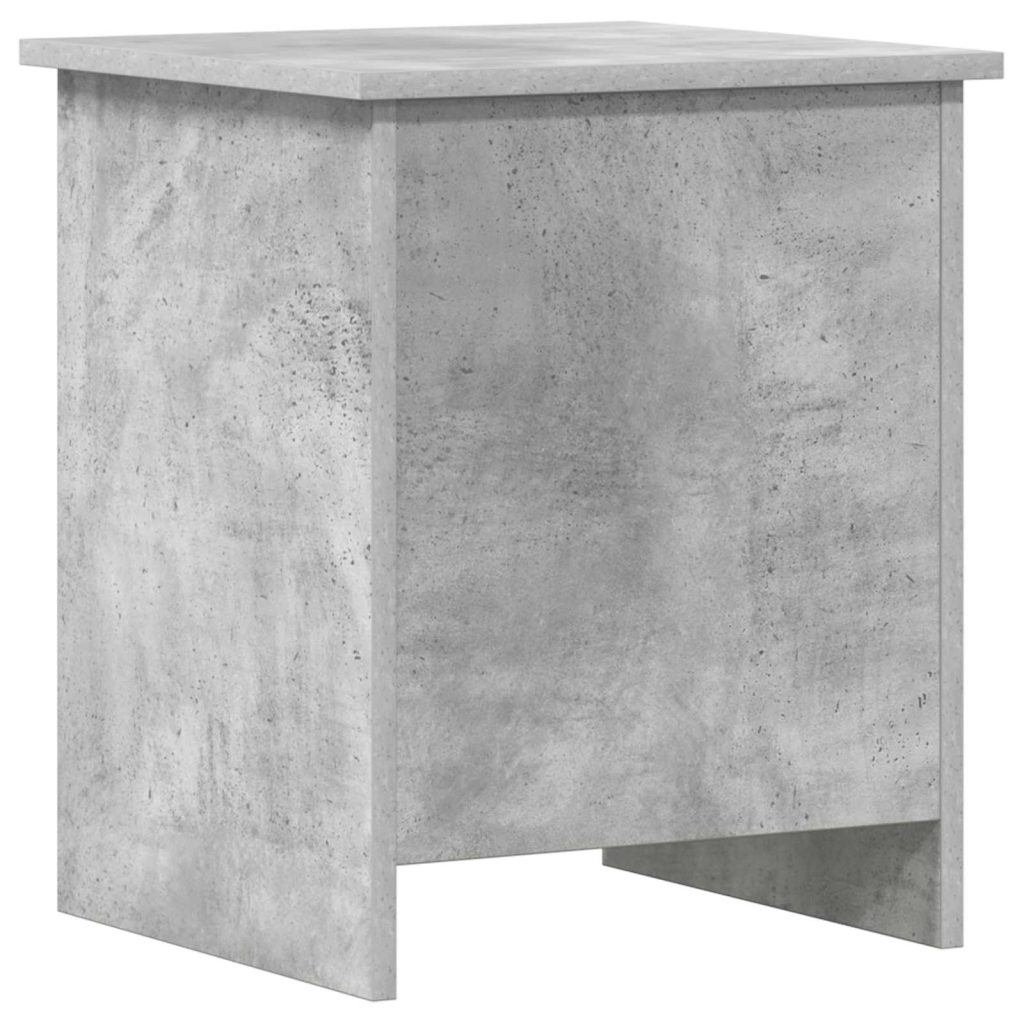 Säilytysarkku Betoninharmaa 40 x 40 x 50 cm Tekninen puu
