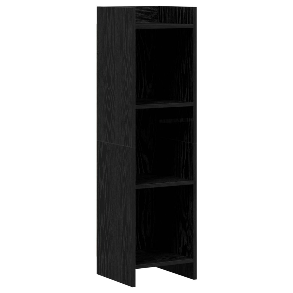 Kirjahylly Musta tammi 30 x 30 x 111 cm Tekninen puu