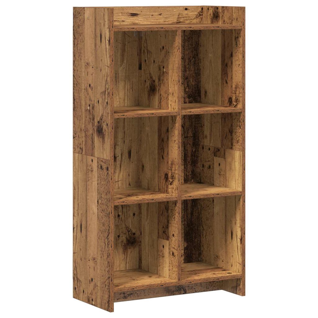 Kirjahylly Vanha puu 59 x 30 x 111 cm Tekninen puu