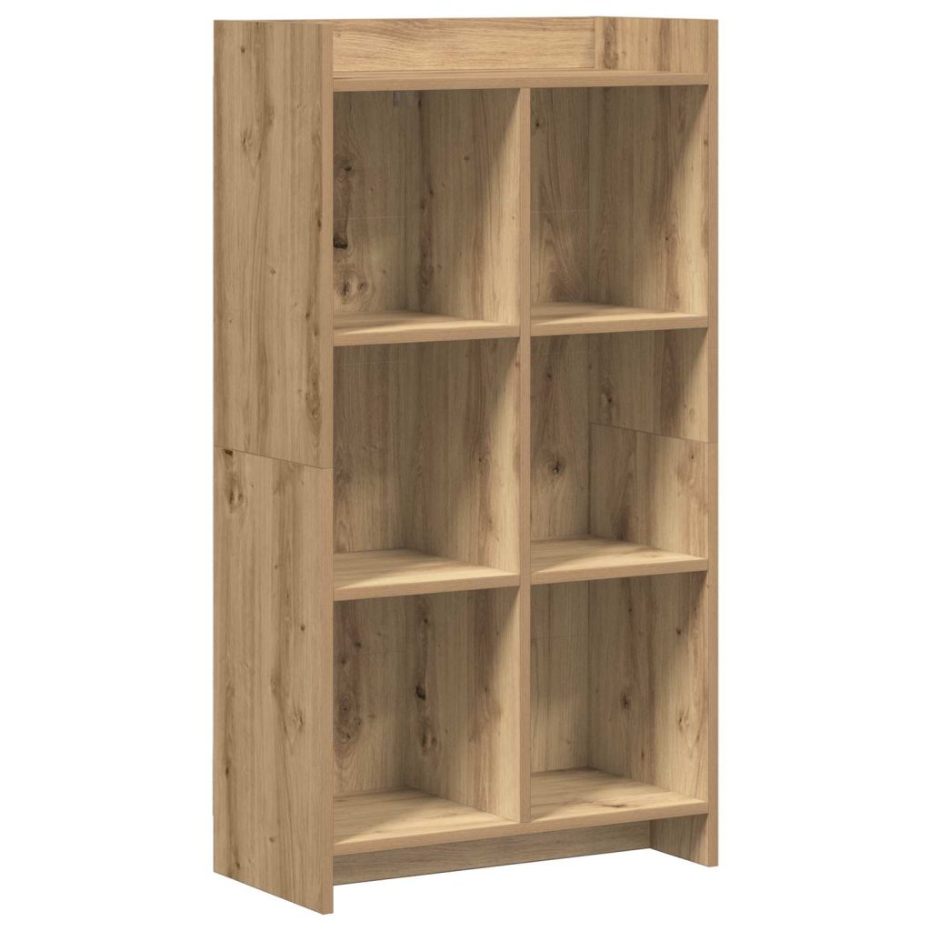 Kirjahylly Artisaanitammi 59 x 30 x 111 cm Tekninen puu