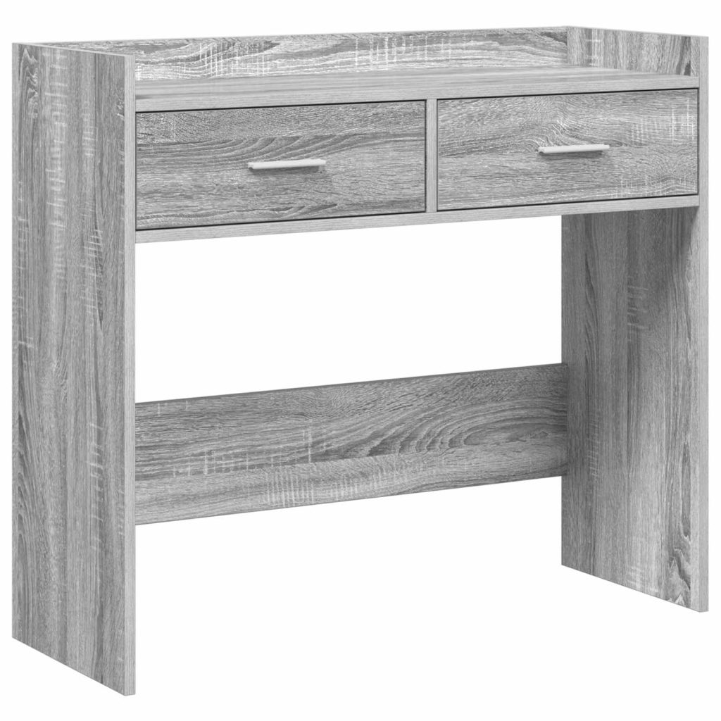 Konsolipöytä Harmaa Sonoma 90 x 35 x 80 cm Tekninen puu