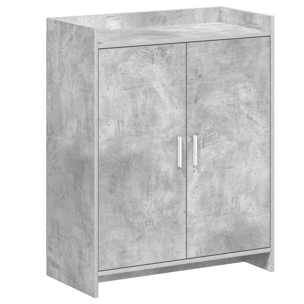 Kenkäkaappi ovella Betoninharmaa 73,5 x 36 x 92 cm Tekninen puu